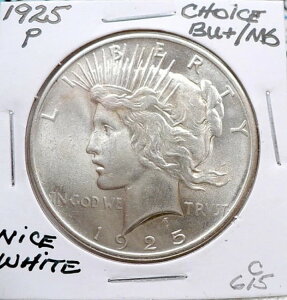 1925-P 1h s[XVo[ACH BU+/MSANICE+ASTRONG XAWHITE+ C615