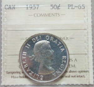 1957NJi_ Vo[ n[th 50Zgd݁BICCS PL-65 UNC 50Zg 50c