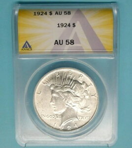 1924N ANACS AU 58 s[XVo[_[AAJO 1h