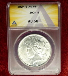 AJ 1924 ANACS AU 58 a݁AAJO 1h