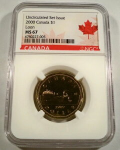 2000�N�J�i�_ ���[���h�� NGC MS67 ������ �~���g�Z�b�g���s MS 67 $1