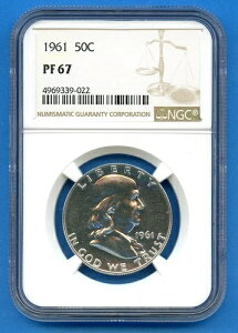 1961 NGC PF67 tN n[t_[ 50Zg č Vo[ 1961-P PF67 uXgzCg