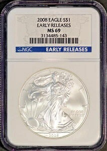 2008N 1h݃AJC[O MS 69 NGC # 3134485-143 + {[iX