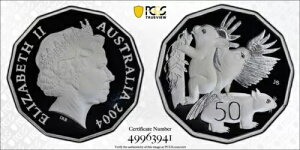 2004N I[XgA 50Zg wfUC v[t - PCGS PR69DCAM