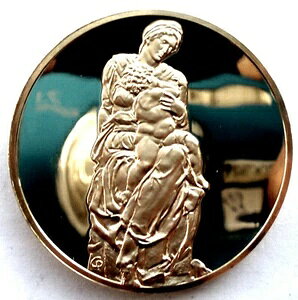 �~�P�����W�F���A���f�B�`�Ƃ̐��� 1524-1534 BU �v���[�t���_�� 50.75mm 80g 24kt ���b�L