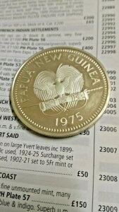 1975�N �p�v�A�j���[�M�j�A - 41.96 g �� 0.925 �e���L�i �R�C�� EX�v���[�t�Z�b�g