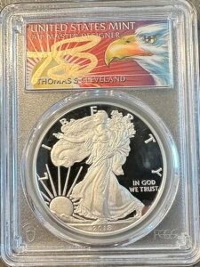 2018 W $1 v[t AJ Vo[ C[O PCGS PR69DCAM g[}XEN[uh VOl`[