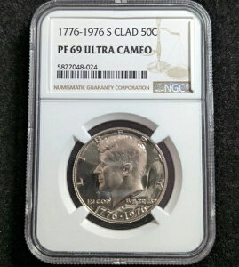 1776-1976-S �N���b�h �v���[�t �P�l�f�B 50 �Z���g �n�[�t �h�� �R�C�� NGC PF 69 �E���g�� �J���I 582...