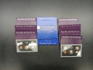 1971 1972 1968 1991 アメリカ プルーフセット 12枚セット TP-9580