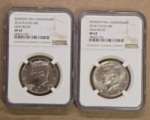 2014N 50NLO PlfB n[t_[ P&D RCZbg - NGC SP67 - 50Zg 50c