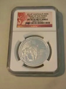 2014N P I[XgA 50Zg nN - NGC PF70 EgJI ER - Vo[v[t