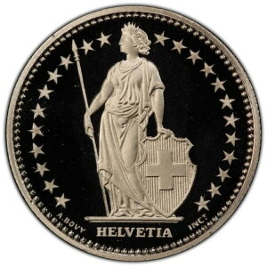 2003-B �X�C�X 1/2�t���� �w���x�`�J PCGS PR69DCAM RGUTH061