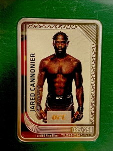 2024�N �j�E�G UFC �W�����b�h�E�L���m�j�A .999 1�I���X �V���o�[ �g���[�f�B���O�J�[�h #85/250