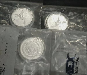 3x **����APMEX�o�b�O** 2018�v���[�t���L�V�R1/10�I���X���x���^�b�h.999�V���o�[km#610