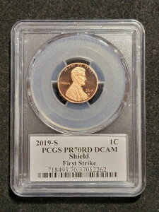 2019-S リンカーンセント PCGS PR70DCAM ファーストストライク トーマス・クリーブランド署名