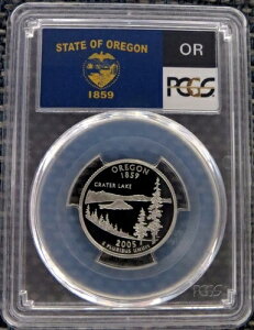 :2005-S S25C ���V���g�� �I���S�� �N�H�[�^�[ PCGS PR 70 DCAM �V���o�[ R3 �g�b�v�|�b�v