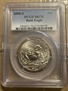 2008-S AJEnNgEV 50Zg PCGS MS 70  Vo[