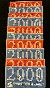 5Zbg - 2000P&D MintZbgAʐ^̒ʂAtUNC USRC20