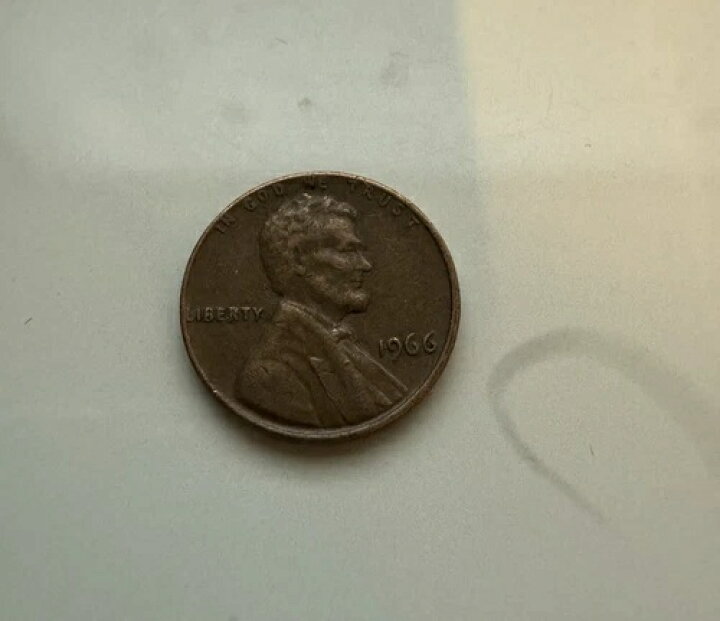 楽天市場】1966年リンカーン・セント硬貨。希少なリムにLの刻印 
