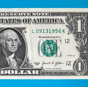 1956N913 (L 09131956 K) a  $1 1h *UNC*