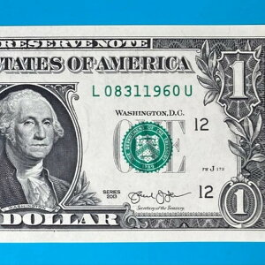 1960N831 (L 08311960 U) a $1 1h *UNC*