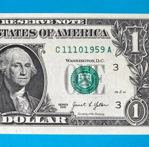 1959N1110 (C 11101959 A) a $1 1h *UNC*