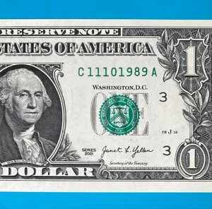 1989�N11��10�� (C 11101989 A) �a�������� $1 1�h������ *UNC*