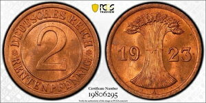 1923 A hCc 2 evtFjbq PCGS MS64RB C}[a J-307 bhuE Pfg