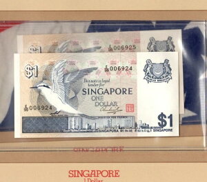 �ł��M�d�Ȏ��� �V���K�|�[�� 1976�N 1�h�� P-9 UNC 2�N�A�����l #