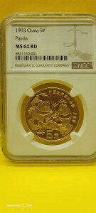 NGC MS64 RD 1993�N ���� �󏭓����p���_�R�C�� ���� 5���R�C��