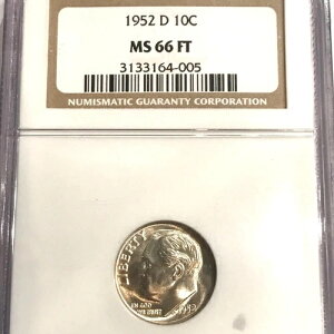 1952N D [Yxg _C NGC MS 66 tB[g (FB tg[`oh) uCg X10