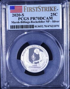 2020N S }[V rOX Vo[ 25Zg PCGS PR70DCAM NP FS  v[tZbg tbO