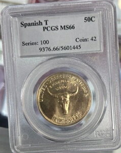 �X�y�C�� T PCGS MS66 50 c