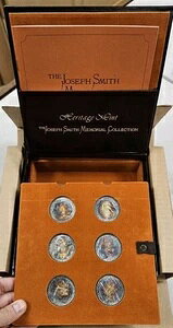 Joseph Smith LDS ���A�������� 6�Z�b�g �g���C�I���X0.999 �V���o�[ ���U�[�{�b�N�X-