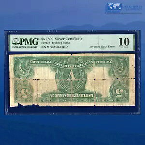 Fr.278 1899N $5 Vo[ؖ u`[tv]obNG[ PMG VG 10-