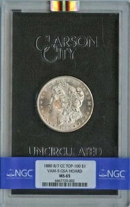 1880�N 8/7-CC TOP-100 ���[�K���h�� VAM-5 GSA �n�[�h S $1 NGC MS65-