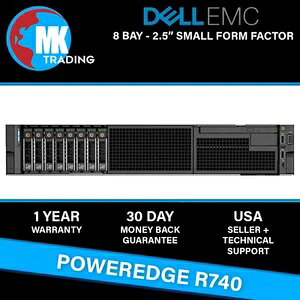 Dell PowerEdge R740 8B SFF 2U T[o[ - V3 - CPU/RAM/hCuI - -