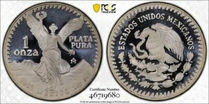 1983N Mo PCGS PR65 DCAM LVR v[t 1IX Vo[ Libertad Un Onza RC #43105A-