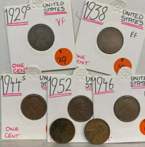 AJO 6 x 0NE 1Zgd 1929N 1938N 1939N 1944N 1946N 1952N 