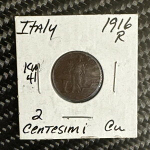1916 R C^A 2 ZeV BbgI G}kG[ 3  KM# 41 - A [h RC - r 1