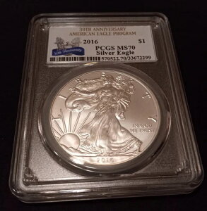 2016N AJ Vo[ C[O PCGS MS70 30NLOvO A C[Ox