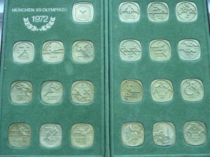 希少なカナダ 1972年ミュンヘンオリンピック ケース入りブロンズメダル 記念品セット
