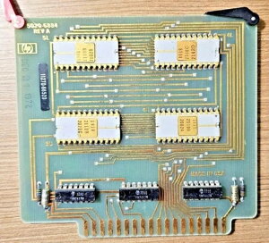  HP q[bgEpbJ[h 9830A fXNgbv ROM x[VbN ROM {[h 5020-6884 Rev A 1972