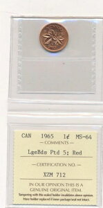 1965NJi_1Zgd ICCS MS65 󏭕i - 