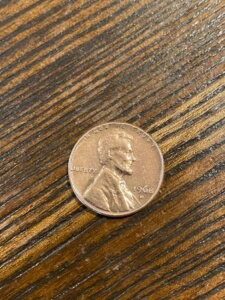 1968�N D �����J�[�� �y�j�[�i�󏭁jIn God We Trust��L on Edge Mint Mark Error