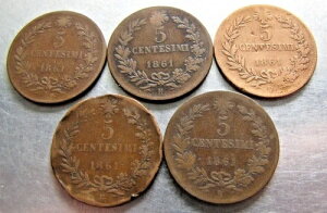 C^A KM3.1A5 Centesimi 1861-Bi{[jj5ZbgBO[h͒Ⴂł󏭂łI