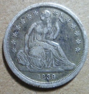 XF 1839 ���ȃ��o�e�B�_�C�� 10�Z���g �� �h���[�v�Ȃ� �V���o�[�R���N�V�����R�C�� 238