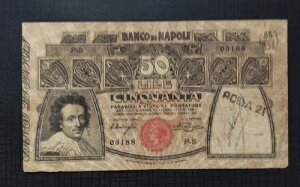 �C�^���A 50 ���� �o���R �f�B �i�|�� 1911 PS856 ���A