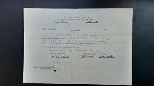 �����ؖ��� J. E. Reinecker AG 500 RM 1944 �P���j�b�c ���Ɋ� -