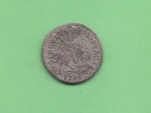 CC729-CLEMENTE Xi Rare Gaud 13 Quattrini 1709 Ferrra ���